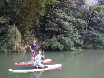 Kayaking or Paddle board Baru River, South Pacific, Costa Rica photo